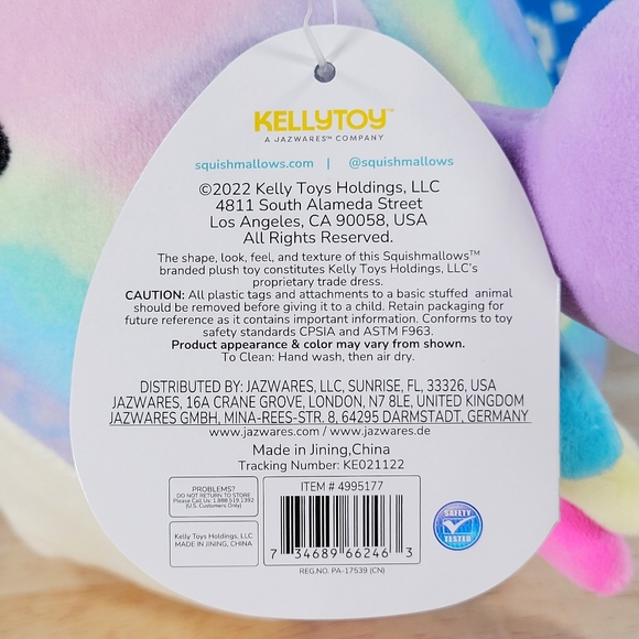 Squishmallow Christabel the Crab 7" UltraSoft Stuffed Sealife Squad Toy Plush - Picture 11 of 11